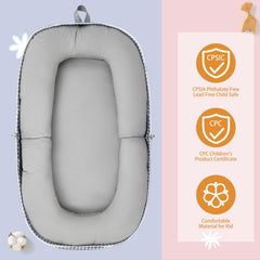 Lucakuins Baby Lounger in awake playtime setup supports bonding and interaction