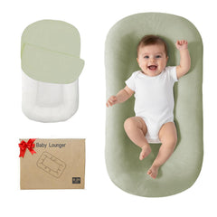 Lucakuins baby lounger with bionic design supports active play and bonding.