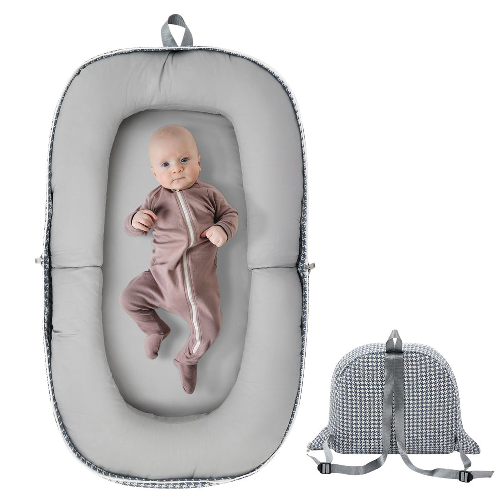 Lucakuins Baby Lounger foldable mat close-up for soft comfort and safe support