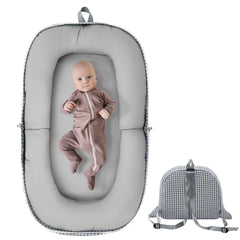 Lucakuins Baby Lounger foldable mat close-up for soft comfort and safe support