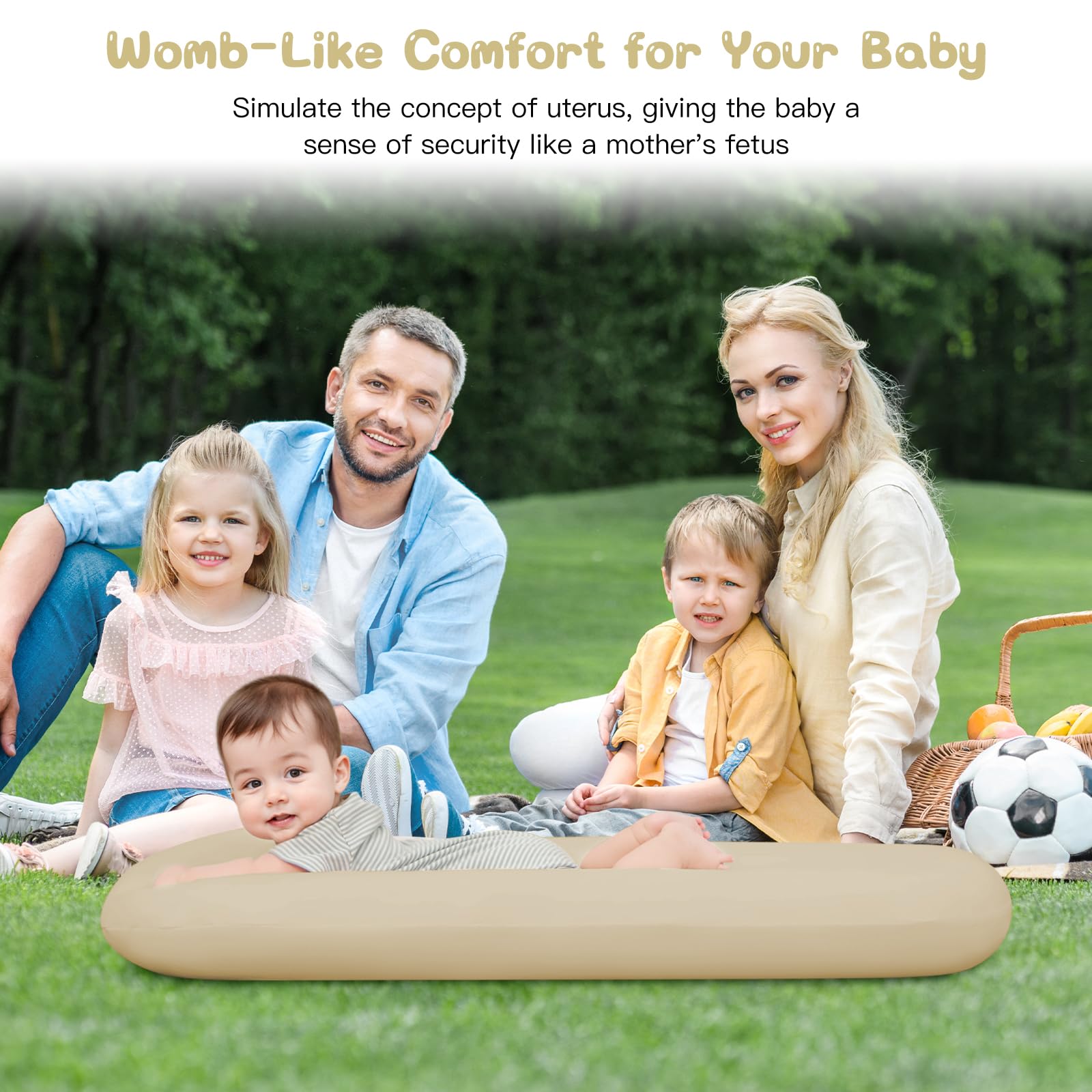 Lucakuins removable-cover features easy cleaning and quick changes.