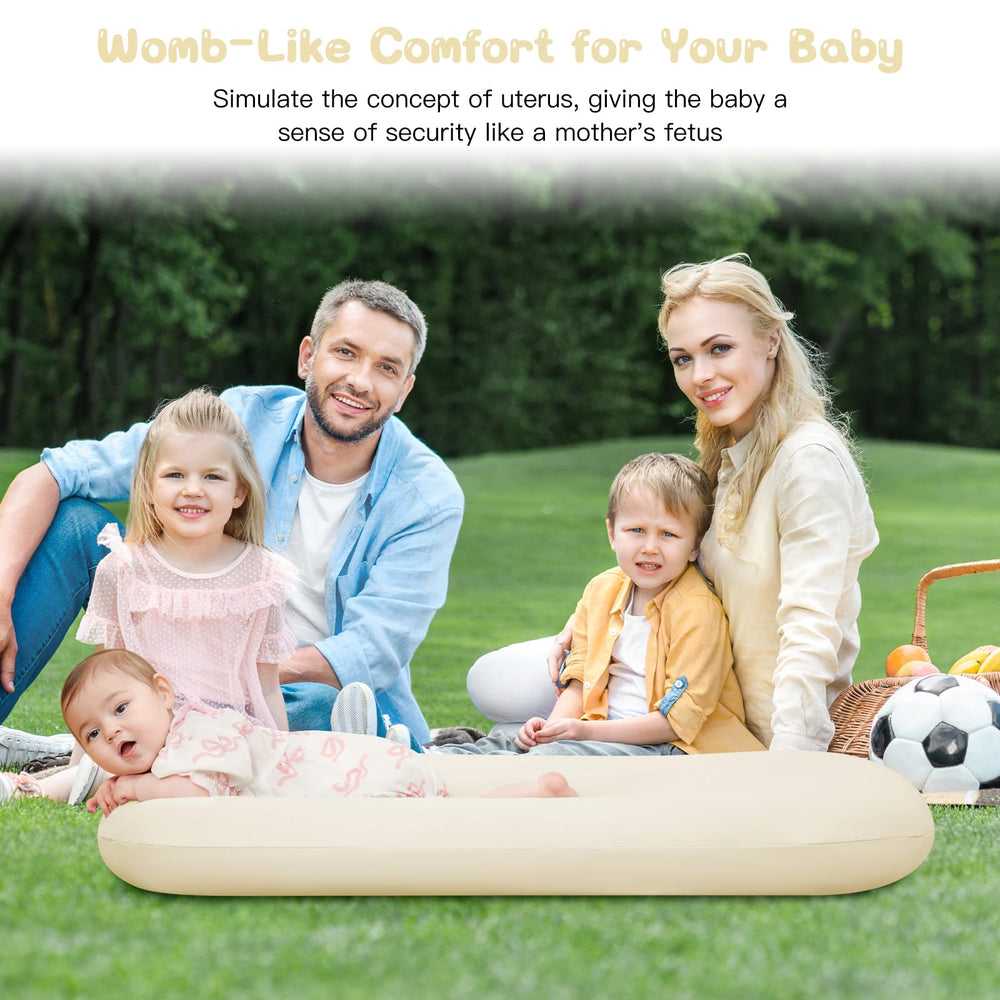 Lucakuins Baby Lounger supports tummy time and early interaction during alert moments.