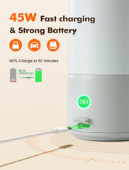 LucGee large-capacity warmer holds 17oz for multiple feeds.