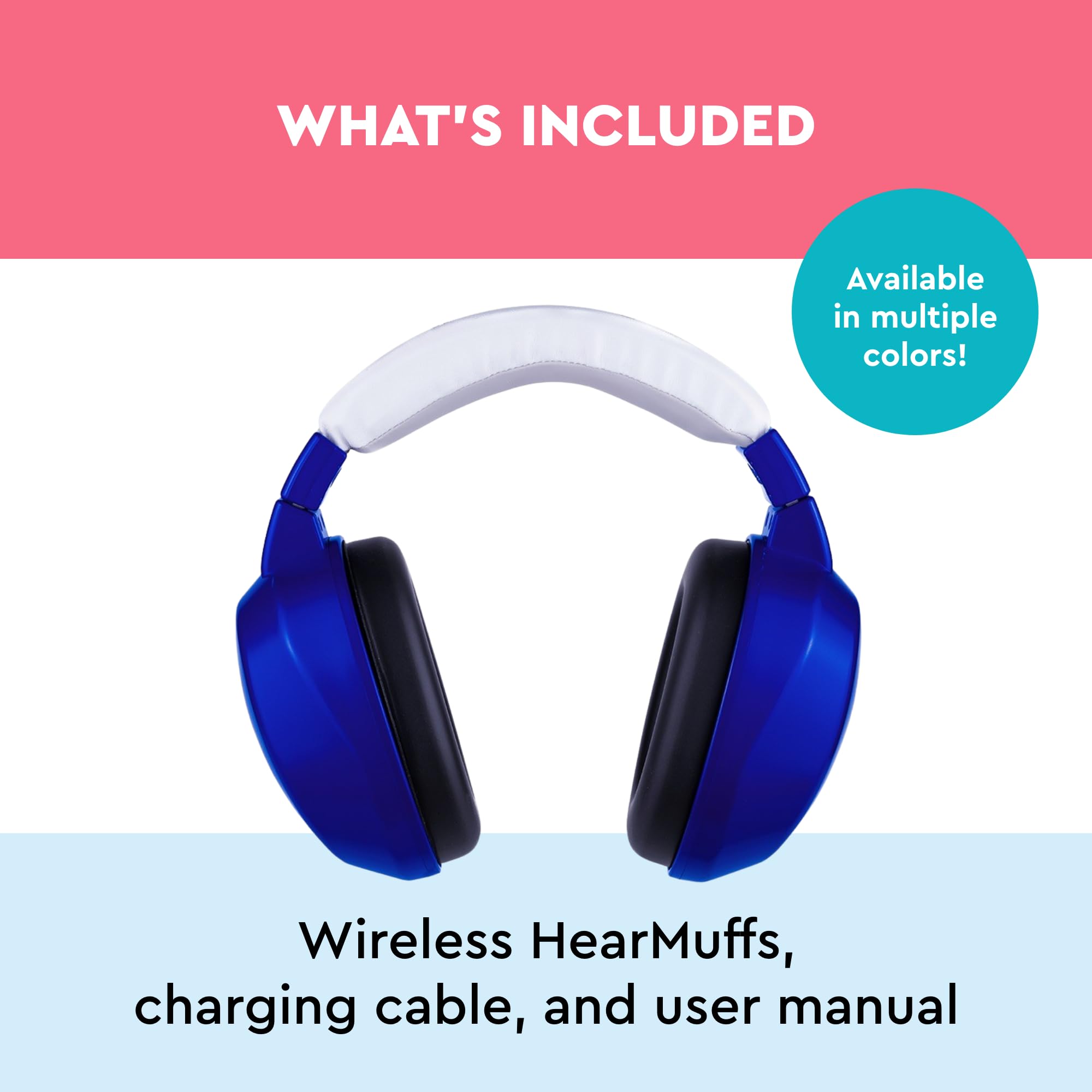 Soft foam padding detail highlights comfort for Lucid Audio HearMuffs.