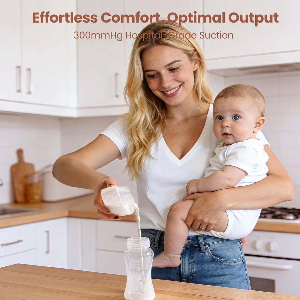Lucina Baby four-modes-nine-levels suction delivers customizable comfort and effective expression