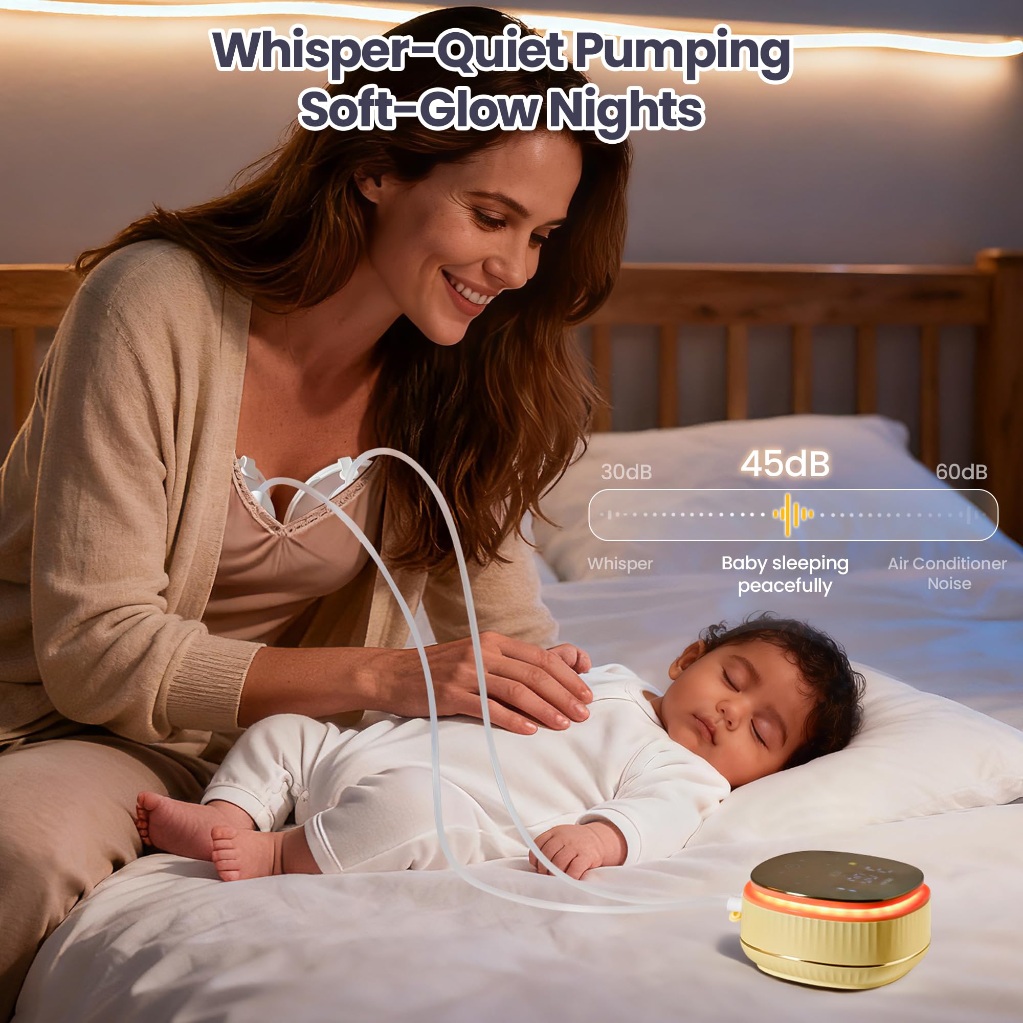 Lucina Baby all-in-one solution for flexible feeding times and simple cleanup