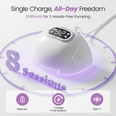Lucina strong suction with 9 levels for adjustable flow