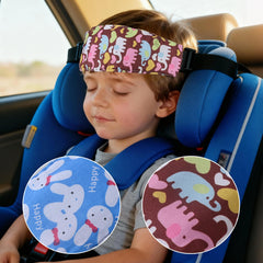 Luckyiren head support bunny—soft fabric keeps head stable on stroller rides.