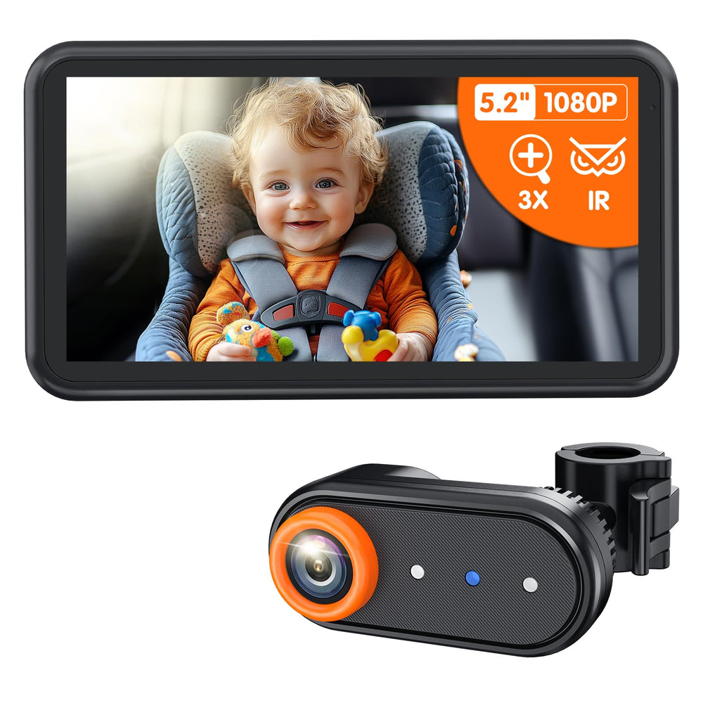 LUCKVIEW BM2A camera backseat view for easy monitoring while driving