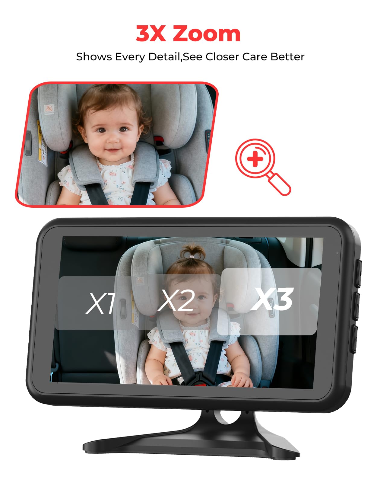 Luckview BM2A infrared night vision delivers clear rear view in low light