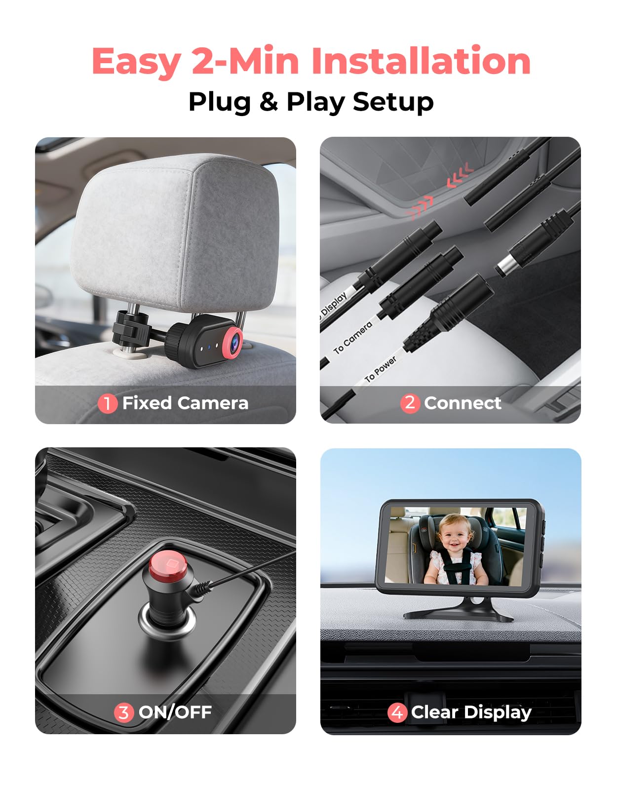 LUCKVIEW BM2A tools-free install saves setup time.