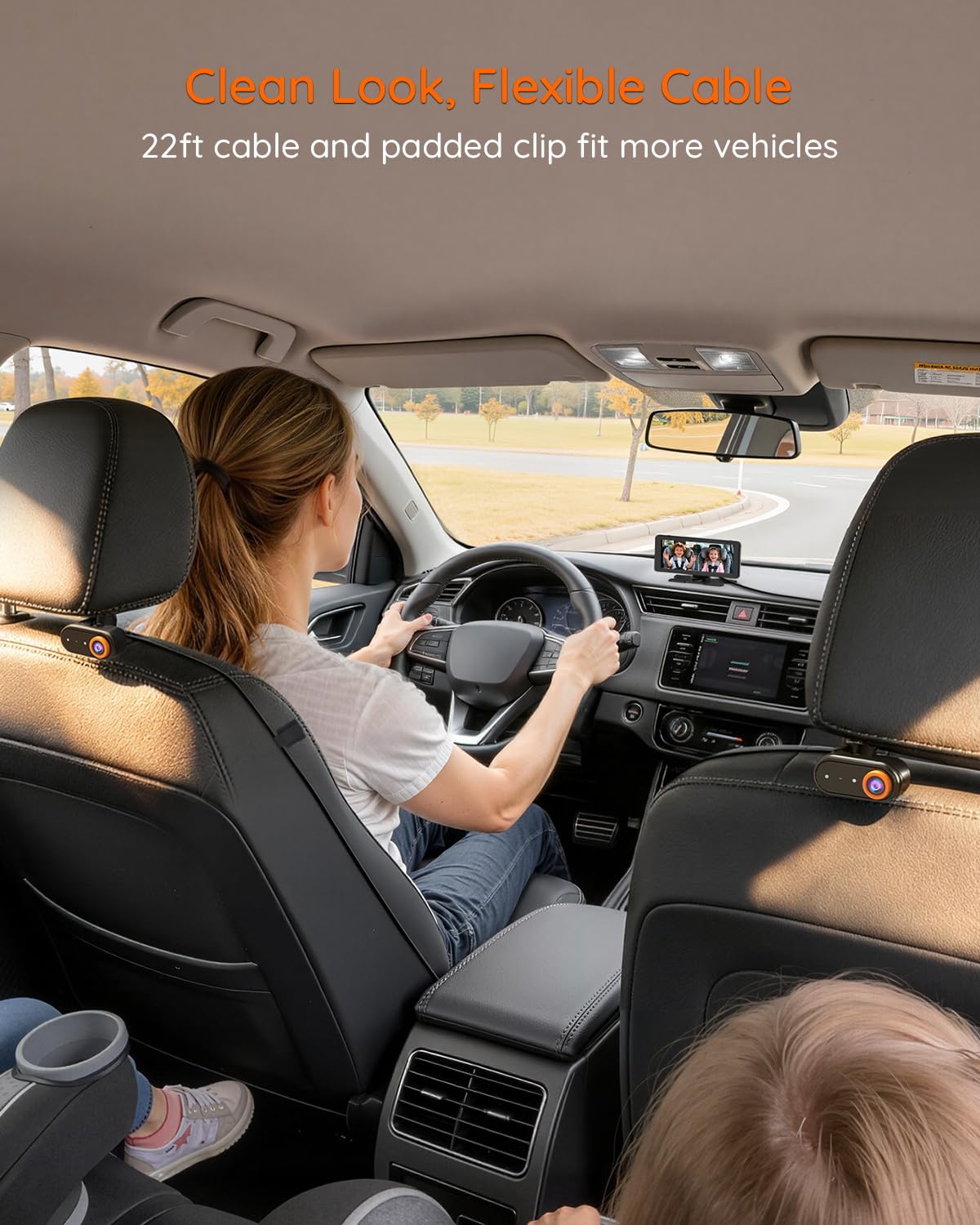 Luckview BM5 Max backseat camera for natural baby-centered view