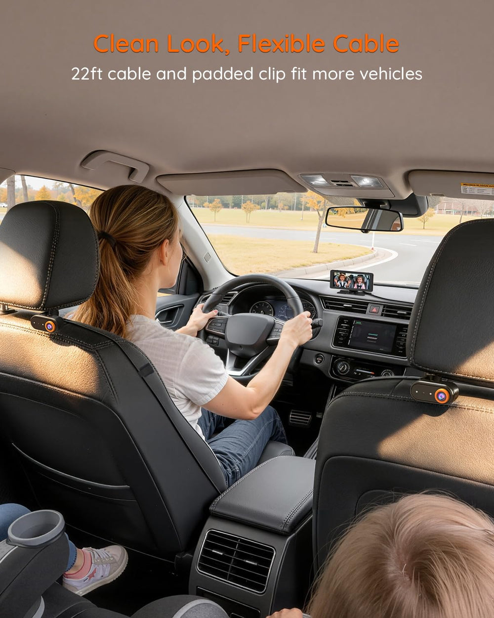 Luckview BM5 Max backseat camera for natural baby-centered view