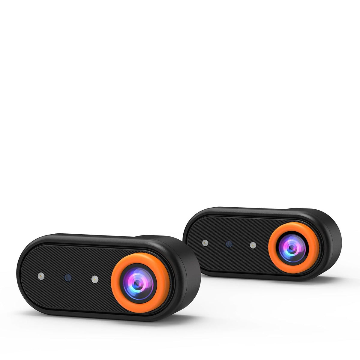Luckview BM5 Max dual-camera view for real-time two-child monitoring