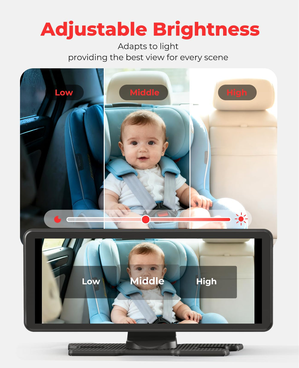 LUCKVIEW BM5PRO adjustable brightness for day and night viewing.