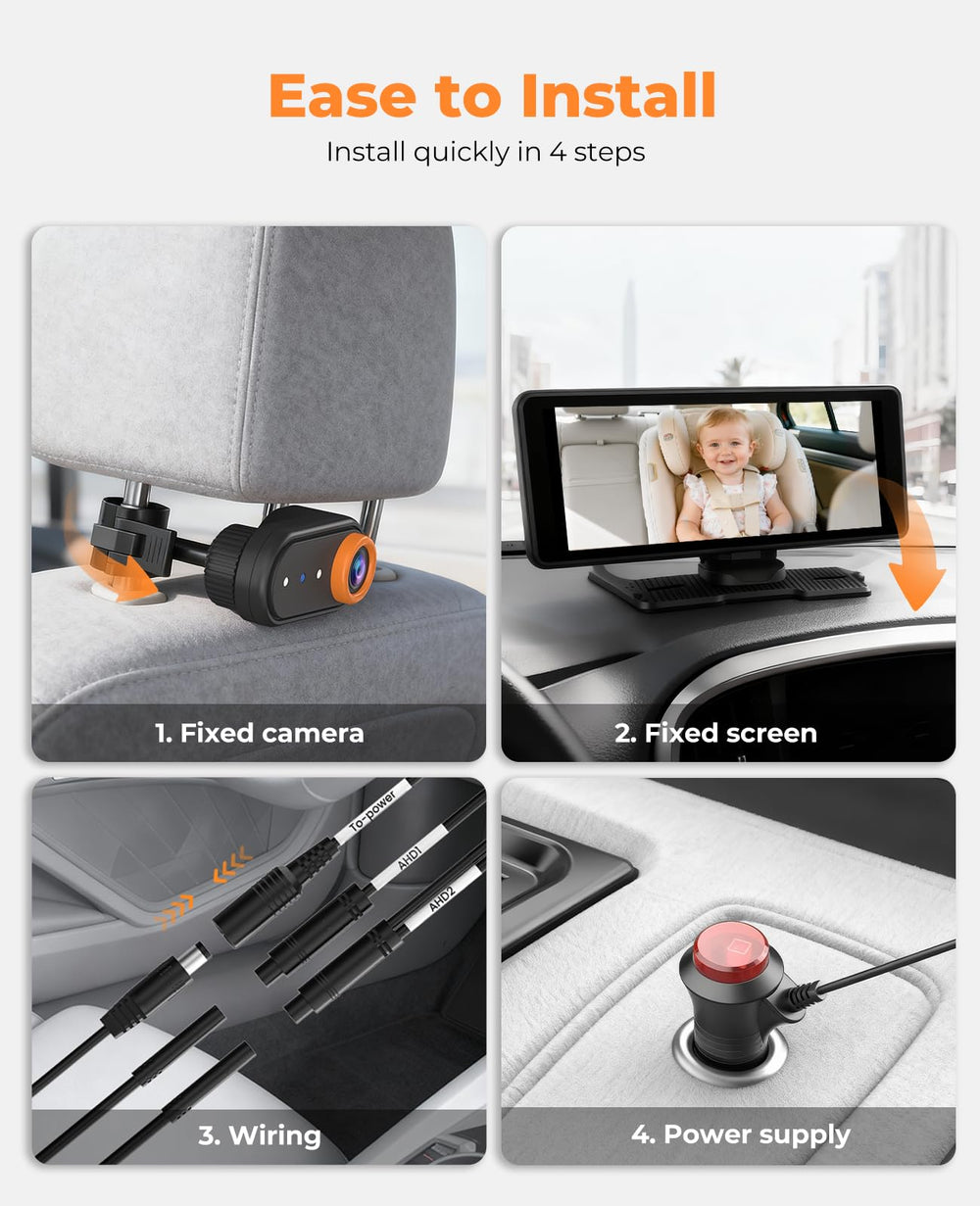 LUCKVIEW BM5PRO adjustable brightness for day and night driving.
