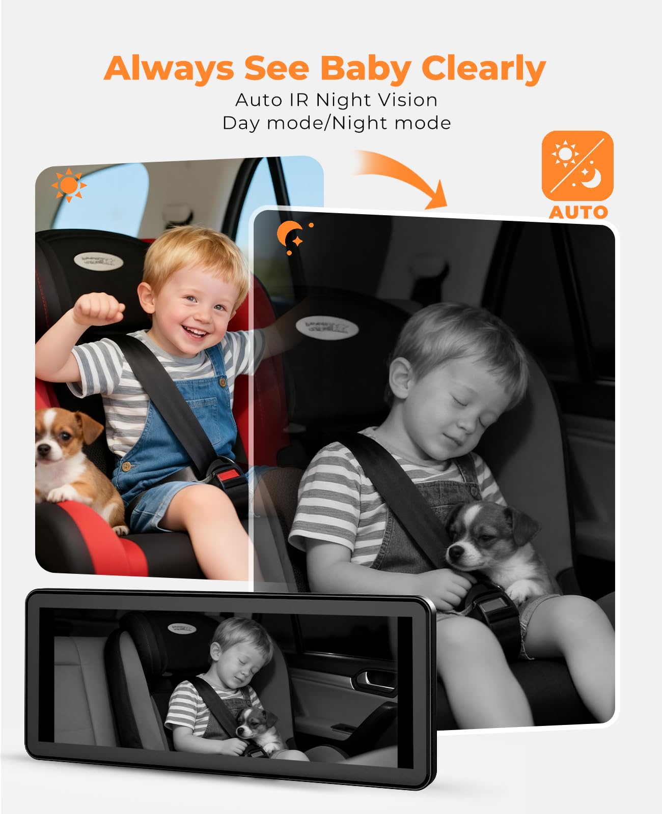 LUCKVIEW BM5PRO easy installation fits most vehicles without tools.