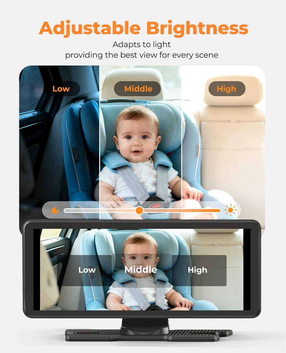 LUCKVIEW BM5PRO extra-long 22ft cable simplifies car wiring.