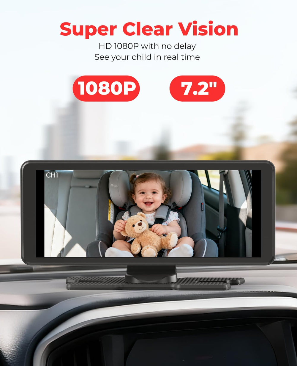 LUCKVIEW BM5PRO IR night vision preserves rear-seat visibility in low light.
