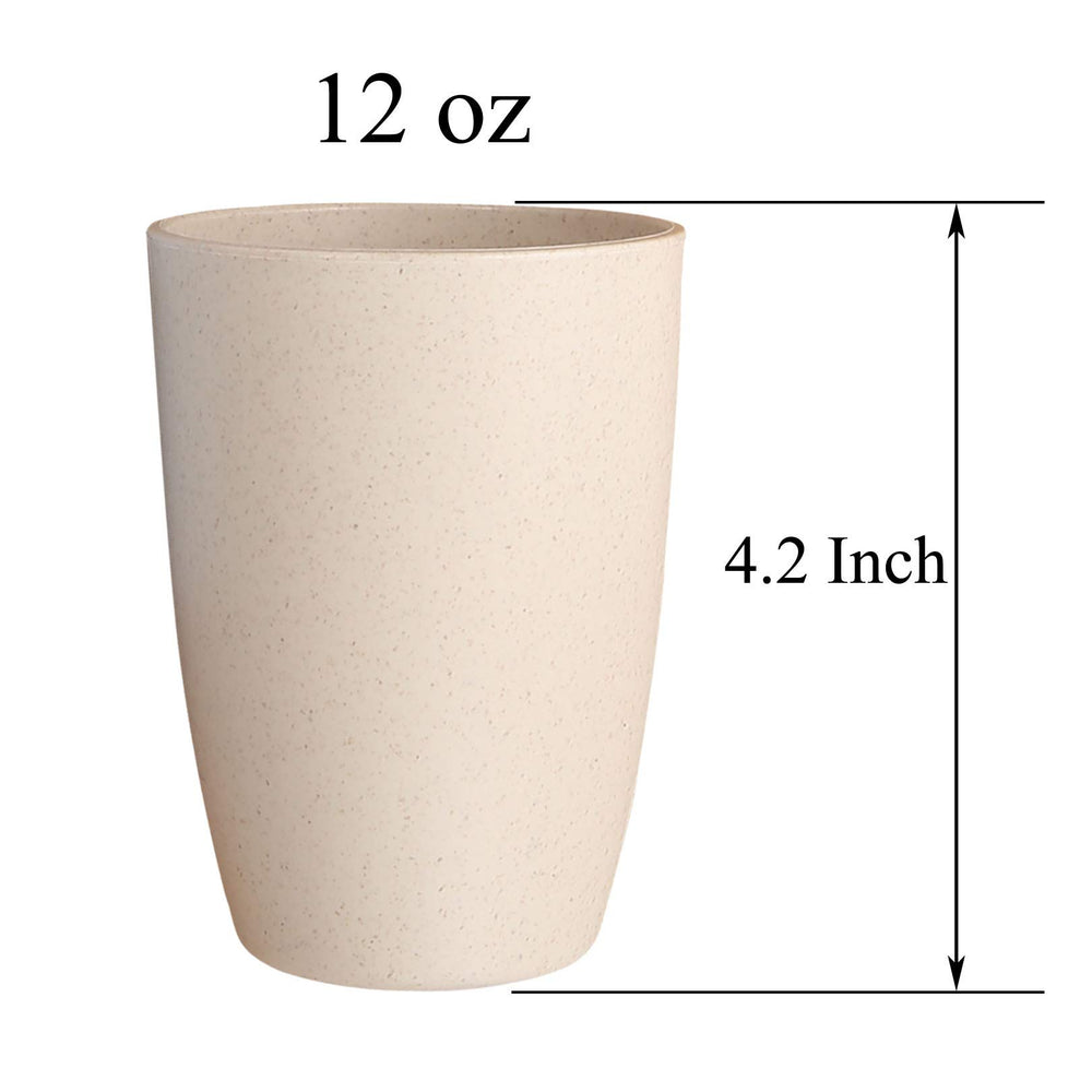 LuckyZone dishwasher-safe wheat straw cup for easy cleaning