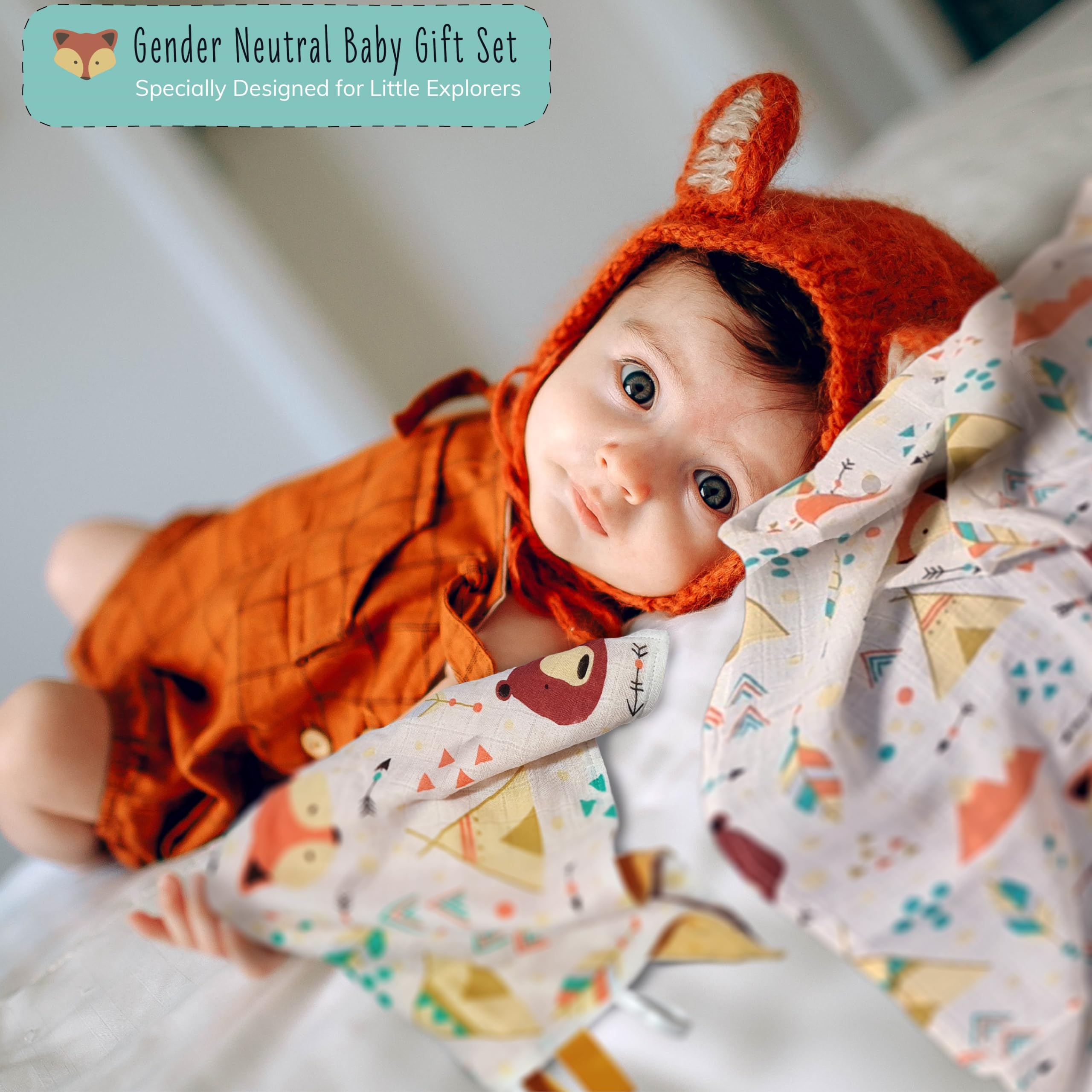 LUCOI gift box presentation signals a ready-to-gift newborn welcome