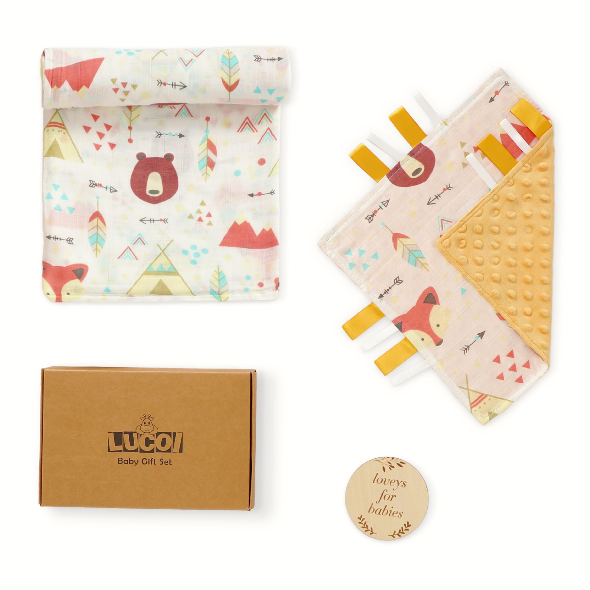 LUCOI nursery-ready woodland set blends practicality with charming visuals for newborns