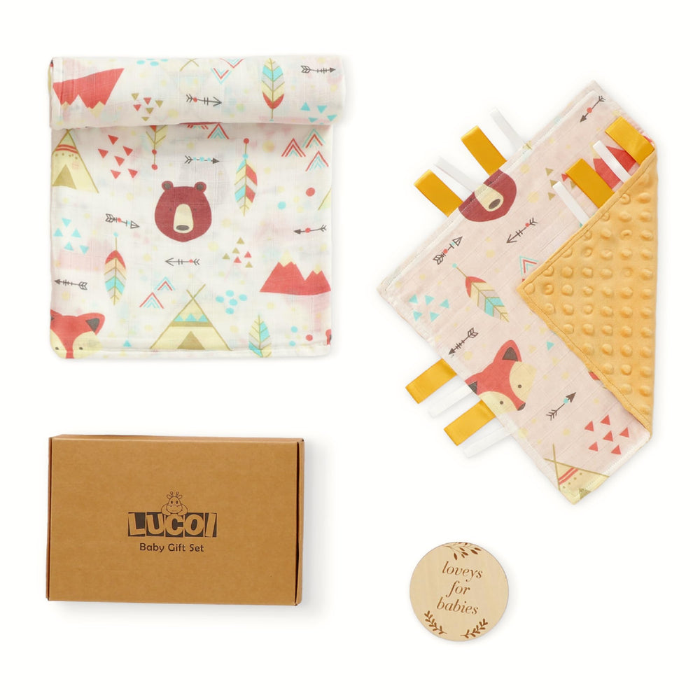 LUCOI nursery-ready woodland set blends practicality with charming visuals for newborns