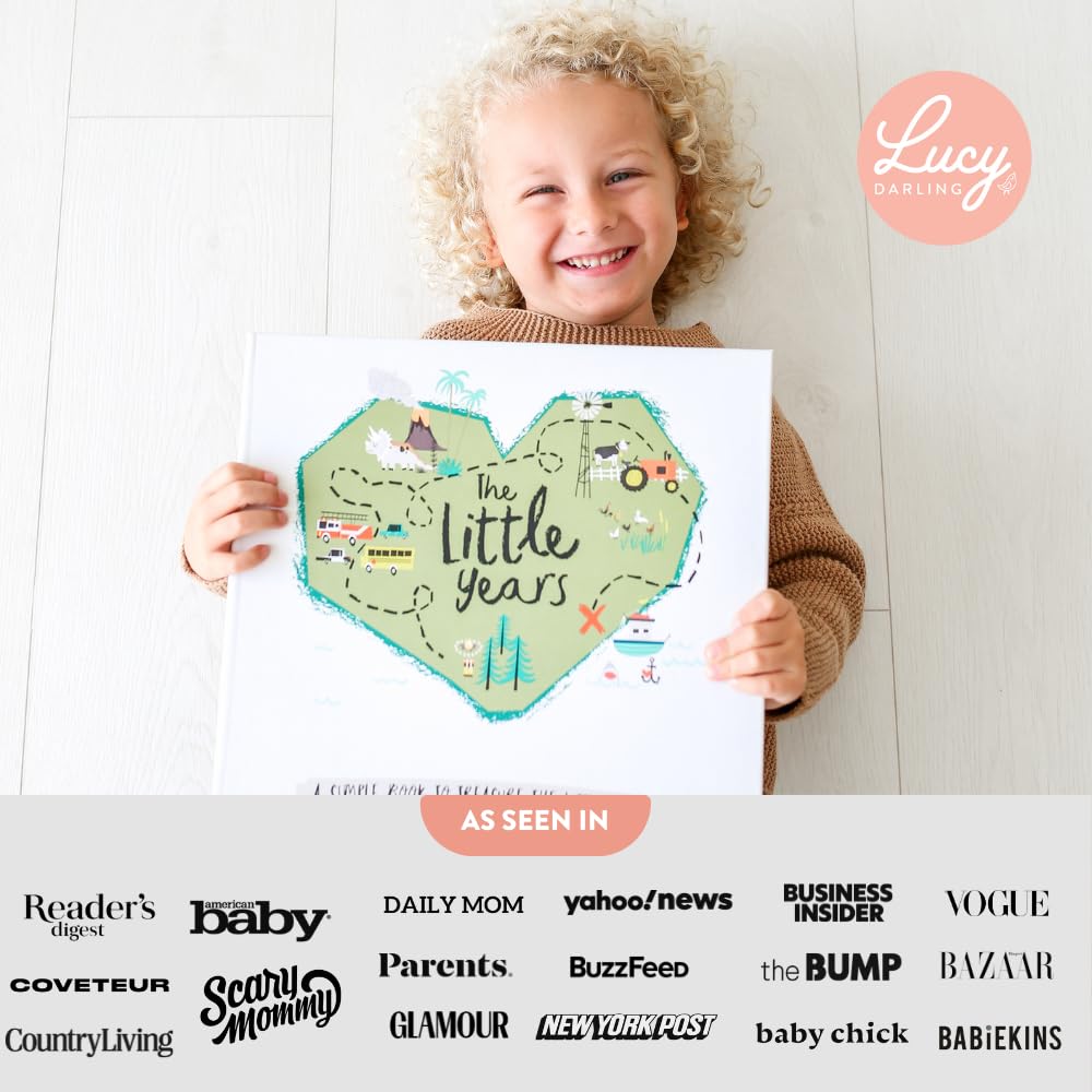 Lucy Darling Baby Journal eco-friendly ink highlights responsible printing with reduced chemicals.
