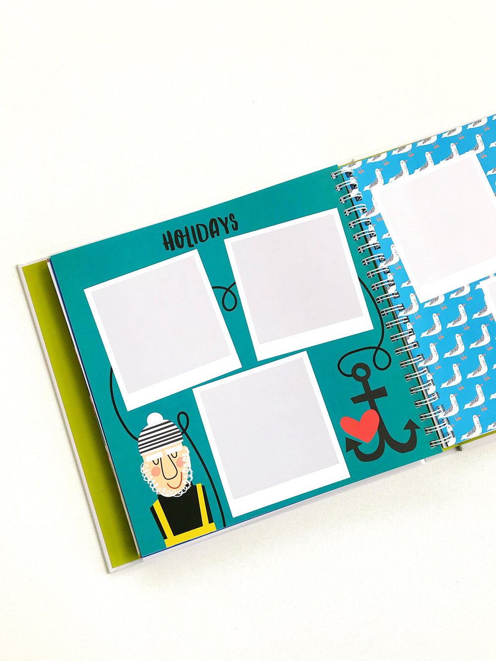 Lucy Darling Baby Journal photo space invites inserting precious moments for keepsakes.