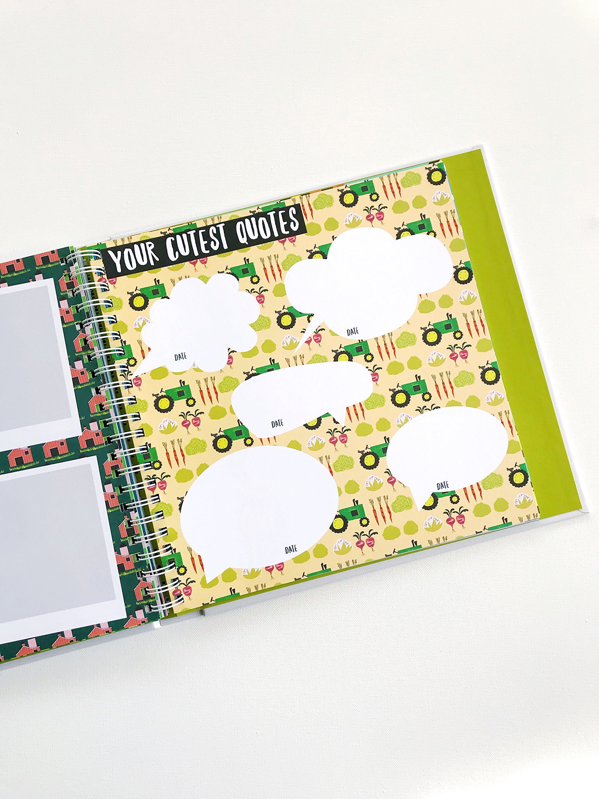 Lucy Darling Baby Journal printed in the USA using soy-based ink.