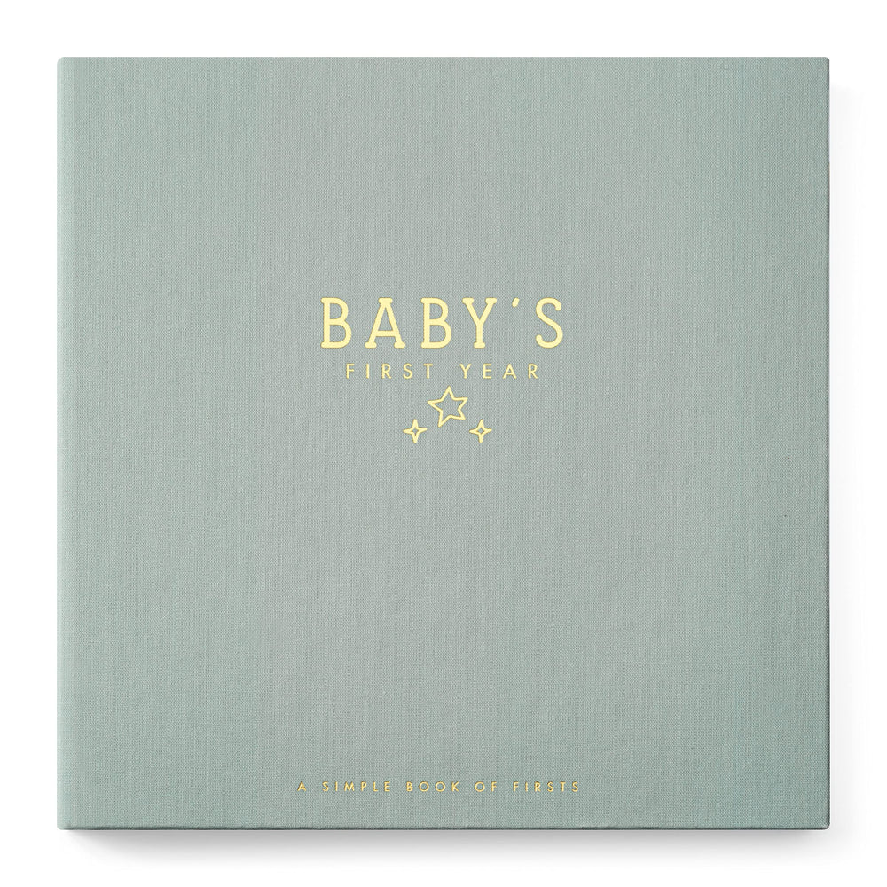 Lucy Darling Celestial Skies cover featuring linen texture and gold foil for durable keepsakes.