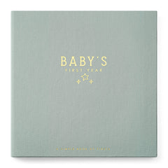 Lucy Darling Celestial Skies cover featuring linen texture and gold foil for durable keepsakes.