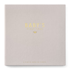 Lucy Darling Honey Bee memory book cover with linen texture and gold foil for a durable keepsake.