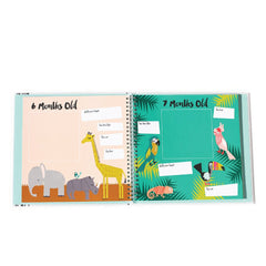 Lucy Darling Little Animal interior pages showcase prompts and photo spaces for easy memory keeping