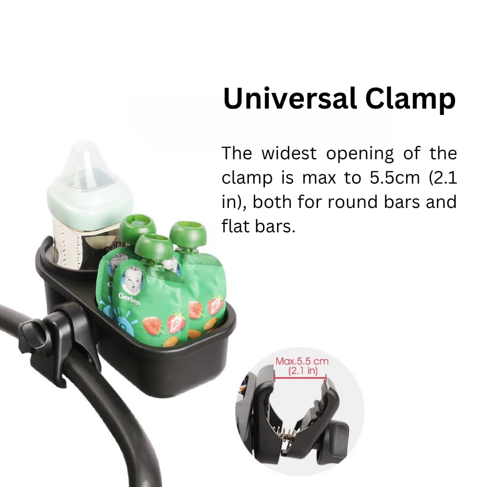 LUFFCABO silicone tabs enhance secure attachment to most strollers