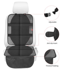 LUILANC non-slip design prevents seat protector from shifting while driving.