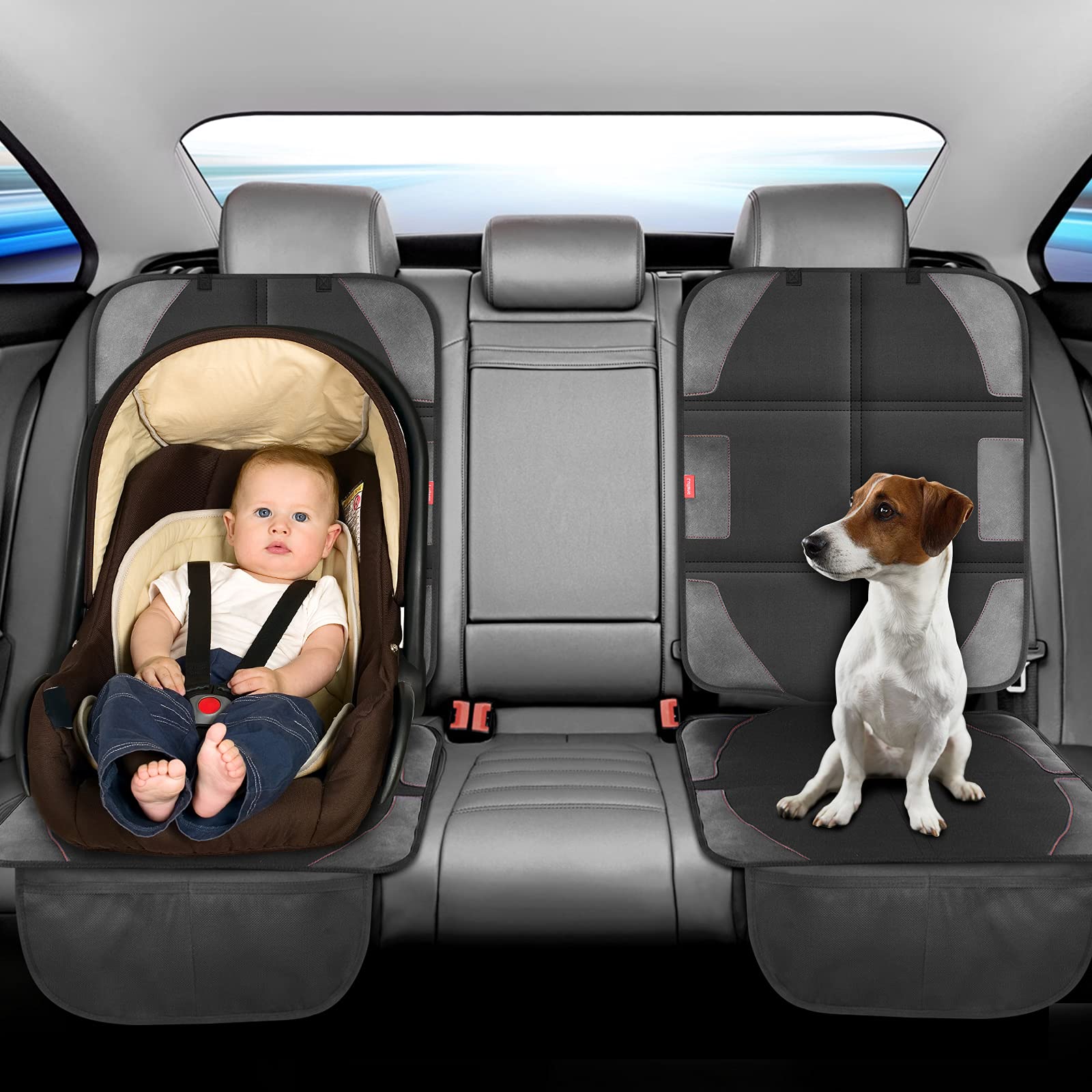 LUILANC universal-fit design works with most cars, trucks, vans, and SUVs.