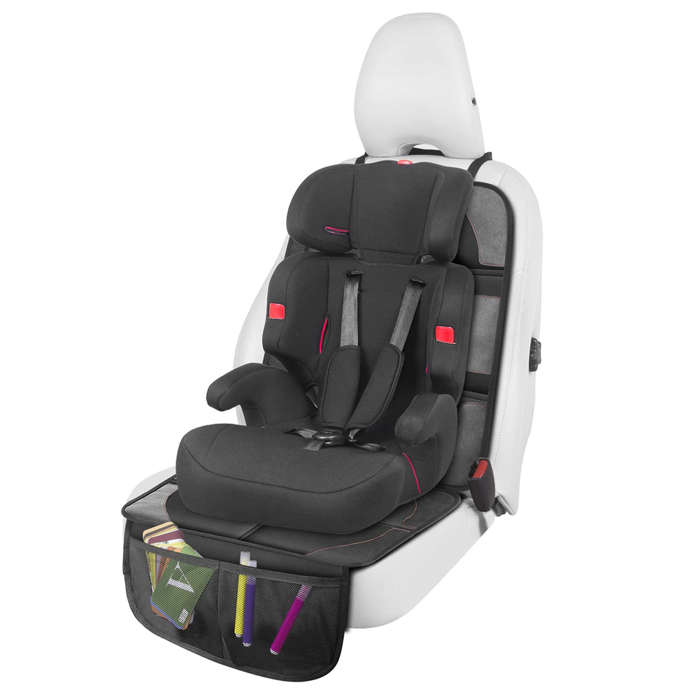 LUILANC waterproof 600D fabric on car seat protector resists everyday messes.