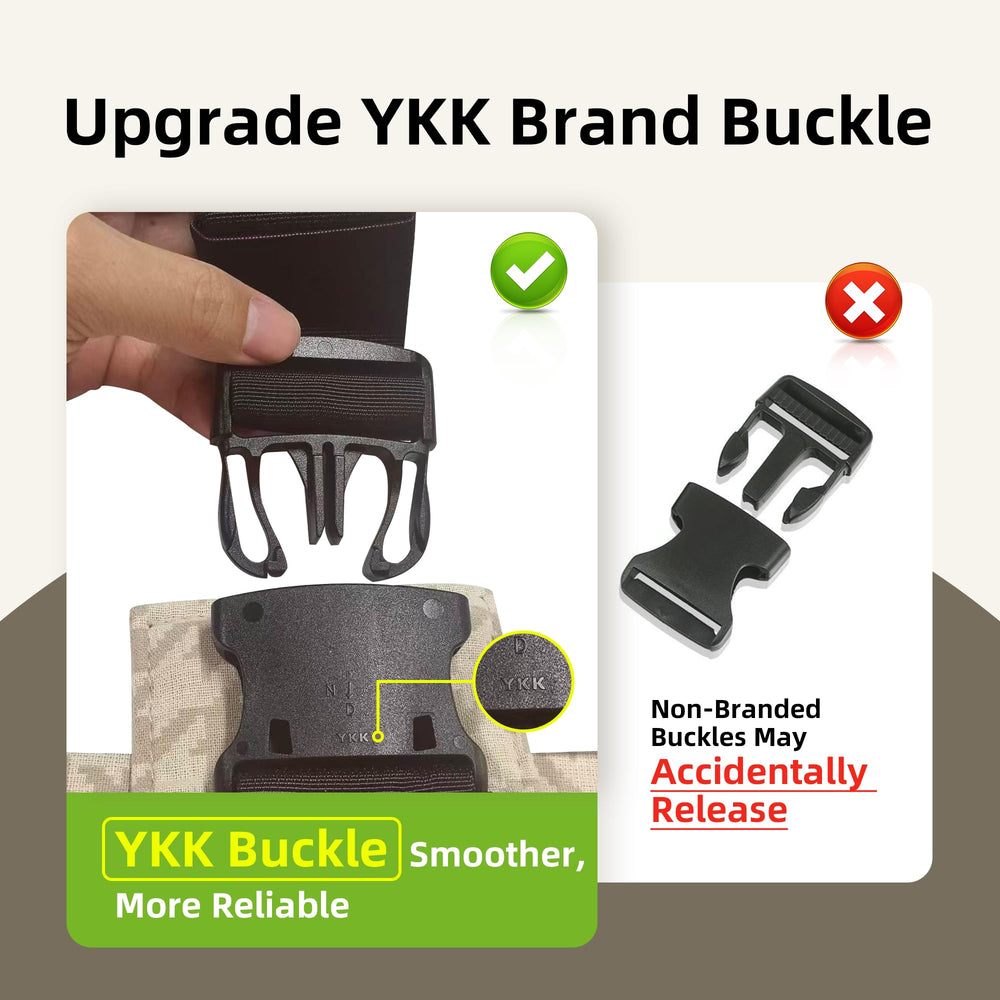 Lujifo adjustable-straps provide quick sizing for different body types.