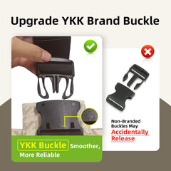 Lujifo adjustable-straps provide quick sizing for different body types.