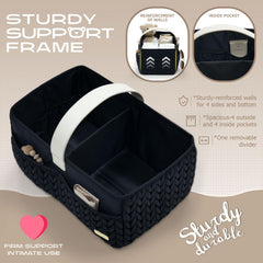 LUKJOJO Diaper Caddy strong-durable-construction supports daily use