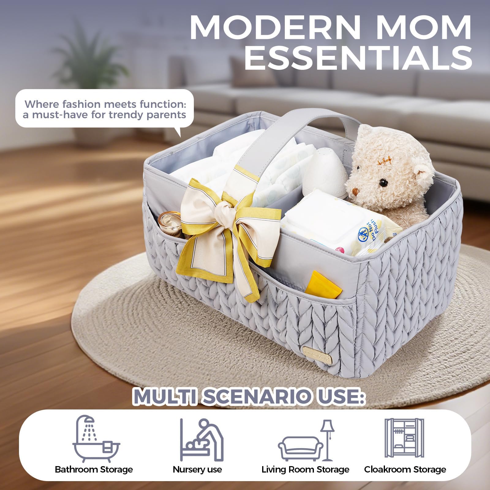 LUKJOJO gift-ready packaging with bow makes baby showers special.
