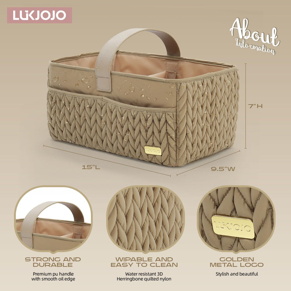 LUKJOJO leather handle provides comfortable grip during trips