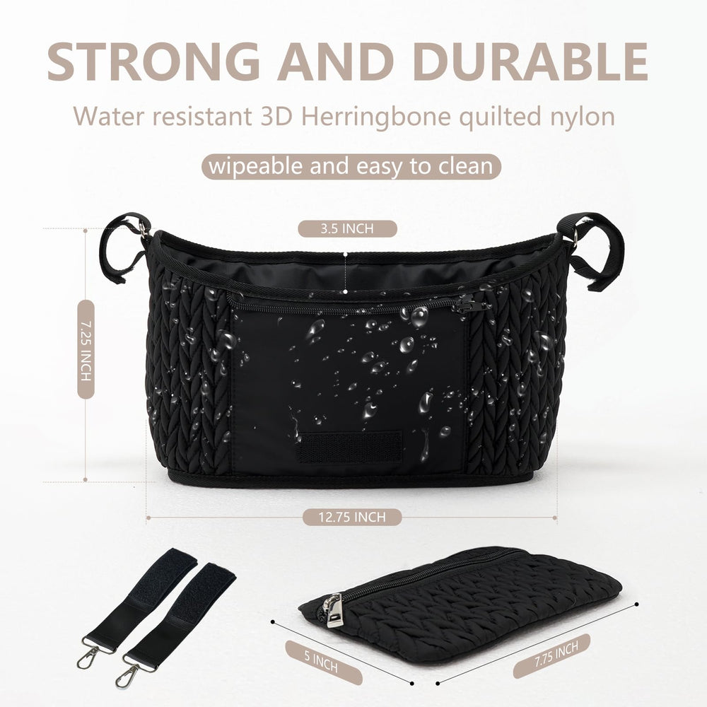 LUKJOJO detachable front pocket for quick access to small items.