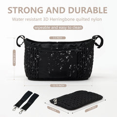 LUKJOJO detachable front pocket for quick access to small items.