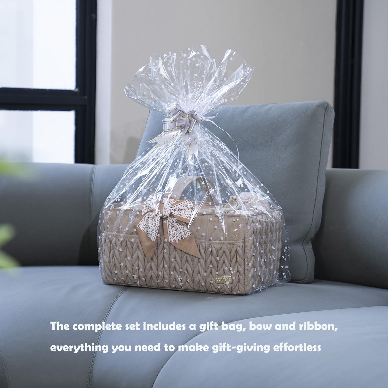 LUKJOJO water-resistant nylon diaper caddy for daily use