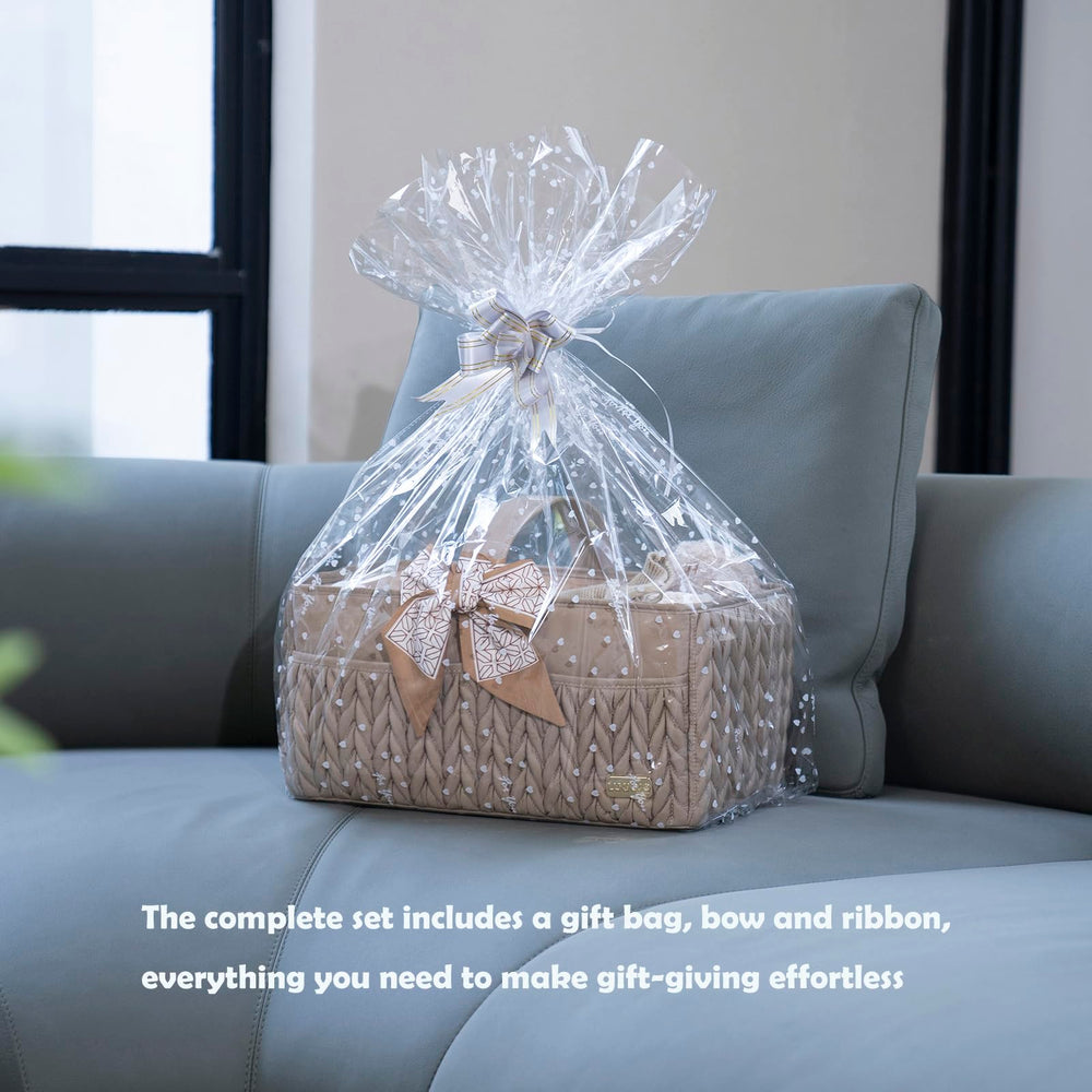 LUKJOJO water-resistant nylon diaper caddy for daily use