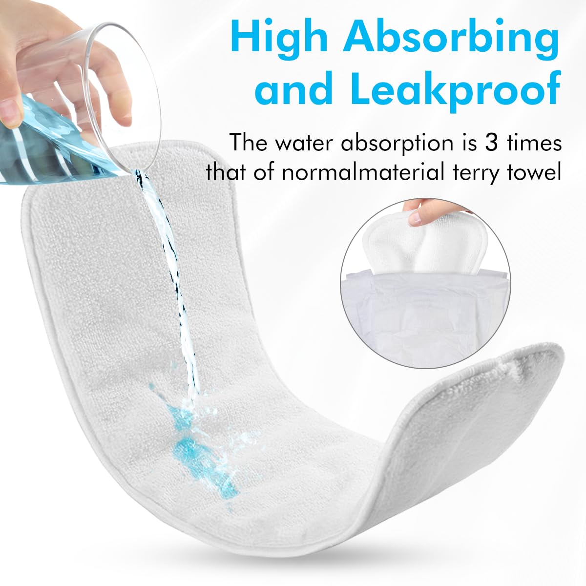 LukLoy reusable liners stacked for convenient storage and reuse.
