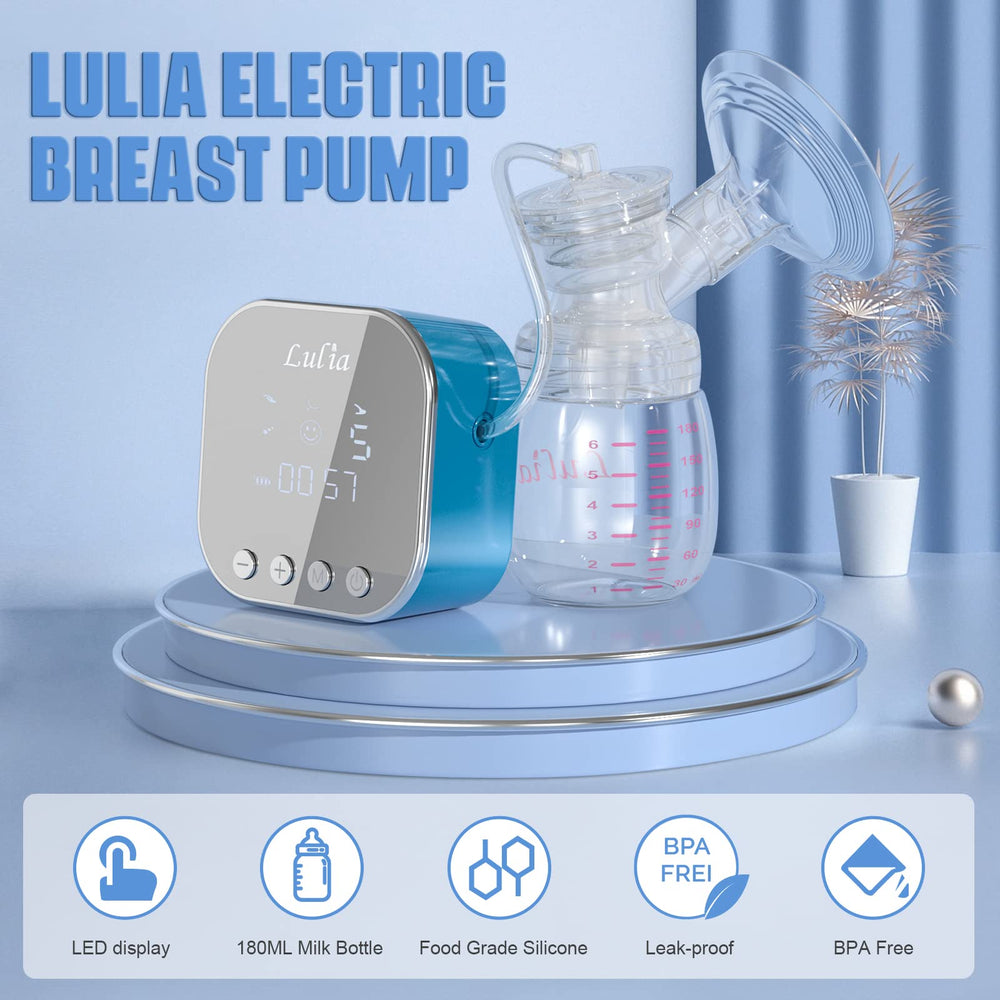 Lulia breast pump kit with bottles for convenient on-the-go use