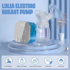 Lulia breast pump kit with bottles for convenient on-the-go use